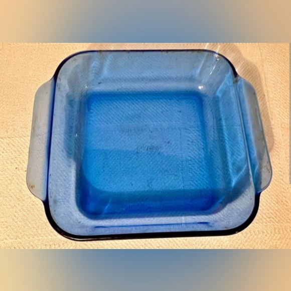 Pyrex Kitchen Pyrex 222r Square Cobalt Blue Glass Baking Dish 2 Qt2